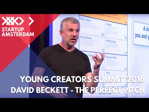 How to give the perfect pitch - with TedX speech coach David Beckett - Young Creators Summit 2016
