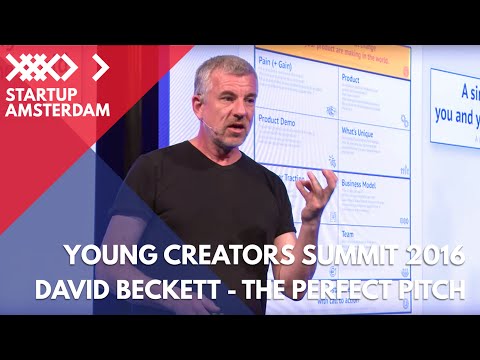 How to give the perfect pitch - with TedX speech coach David Beckett - Young Creators Summit 2016